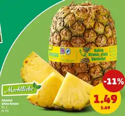 PENNY Marktliebe ananas ohne krone Angebot