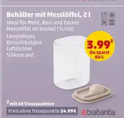 PENNY Brabantia behälter mit messlöffel Angebot