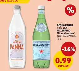 PENNY Acqua panna mineralwasser Angebot