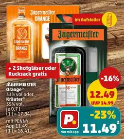 PENNY Jägermeister orange oder kräuter Angebot