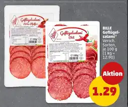 PENNY Bille geflügelsalami Angebot