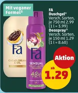 PENNY Fa duschgel Angebot