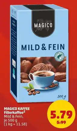 PENNY Magico filterkaffee Angebot