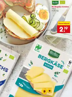 Netto Marken-Discount Biobio bio bergkäse scheiben Angebot