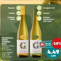PENNY Rheinhessen green gourmet muscaris wein Angebot