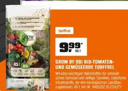 OBI GROW BY OBI BIO-TOMATEN- UND GEMÜSEERDE TORFFREI Angebot