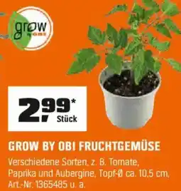 OBI GROW BY OBI FRUCHTGEMÜSE Angebot