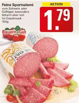 WEZ Bauern Gut Feine Sportsalami Angebot