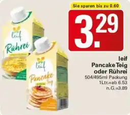 WEZ leif Pancake Teig oder Rührei Angebot