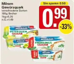 WEZ Milram Gewürzquark Angebot