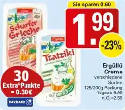 WEZ Ergüllü Creme Angebot