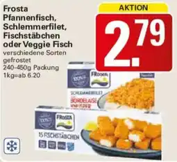 WEZ Frosta Pfannenfisch, Schlemmerfilet, Fischstäbchen oder Veggie Fisch Angebot
