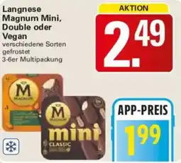 WEZ Langnese Magnum Mini, Double oder Vegan Angebot