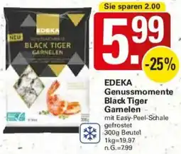 WEZ EDEKA Genussmomente Black Tiger Garnelen Angebot