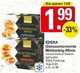 WEZ EDEKA Genussmomente Blätterteig-Minis Angebot