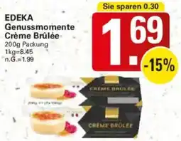 WEZ EDEKA Genussmomente Crème Brûlée Angebot