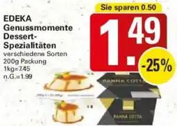WEZ EDEKA Genussmomente Dessert Spezialitäten Angebot