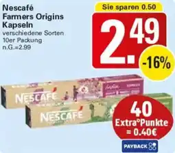 WEZ Nescafé Farmers Origins Kapseln Angebot