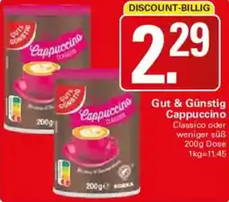 WEZ Gut & Günstig Cappuccino Angebot