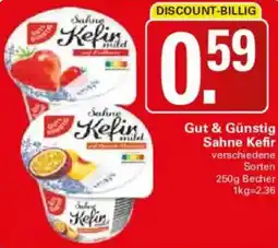 WEZ Gut & Günstig Sahne Kefir Angebot
