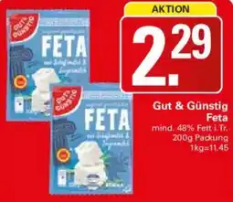 WEZ Gut & Günstig Feta Angebot