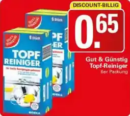 WEZ Gut & Günstig Topf-Reiniger Angebot