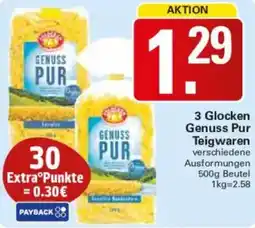 WEZ 3 Glocken Genuss Pur Teigwaren Angebot