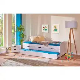 Netto Marken-Discount Funktionsbett Aus eins mach zwei 90x200 - Weiss Angebot