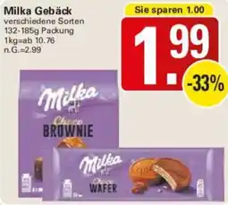 WEZ Milka Gebäck Angebot