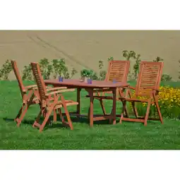 Netto Marken-Discount Merxx Tischgruppe Cordoba 5-tlg. mit ovalem Auszugstisch 120/170 x 100 cm Angebot