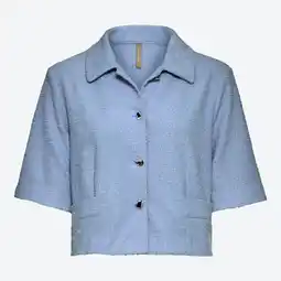 NKD Damen-Bouclé-Jacke mit Knopfleiste Angebot