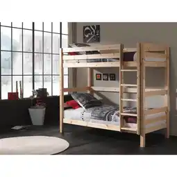 Netto Marken-Discount Vipack Furniture Etagen-Hochbett Pino 182 cm, natur Angebot