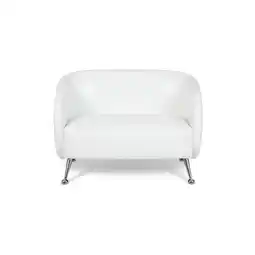 Netto Marken-Discount hjh OFFICE Lounge Sofa ST. LUCIA Kunstleder mit Armlehnen Angebot
