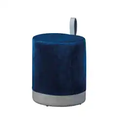 Netto Marken-Discount Inter Link Hocker Osane mit Griff aus Samt - Blau Angebot
