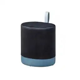 Netto Marken-Discount Inter Link Hocker Osane mit Griff aus Samt - Schwarz Angebot