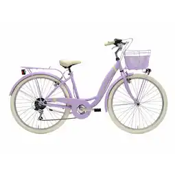 Netto Marken-Discount Adriatica Cityfahrrad 26 Zoll PANDA lila Angebot