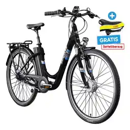 Netto Marken-Discount Zündapp Green 3.7 E Bike Damenfahrrad schwarz blau Angebot