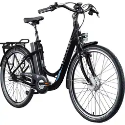 Netto Marken-Discount Zündapp Green 2.7 E Bike Damenfahrrad 26 Zoll schwarz/blau Angebot