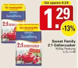 WEZ Sweet Family 2:1 Gelierzucker Angebot