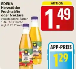 WEZ EDEKA Herzstücke Fruchtsäfte oder Nektare Angebot