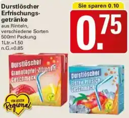 WEZ Durstlöscher Erfrischungsgetränke Angebot