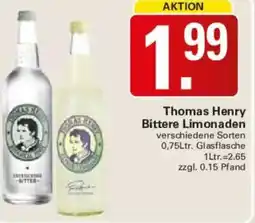 WEZ Thomas Henry Bittere Limonaden Angebot