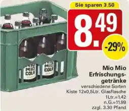 WEZ Mio Mio Erfrischungsgetränke Angebot