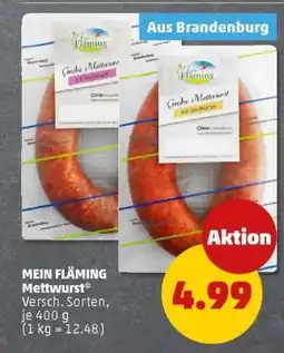 PENNY MEIN FLÄMING Mettwurst Angebot