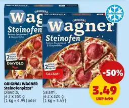 PENNY ORIGINAL WAGNER Steinofenpizza Angebot