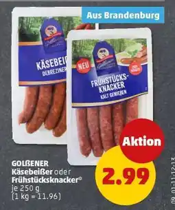 PENNY GOLSSENER Käsebeißer oder Frühstücksknacker Angebot