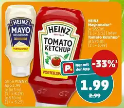 PENNY HEINZ Mayonnaise oder Tomato Ketchup Angebot