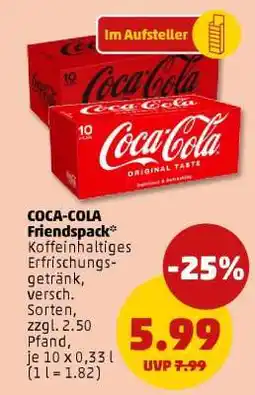PENNY Coca-Cola Friendspack Angebot