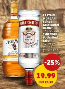 PENNY Smirnoff Vodka Red Label Angebot