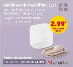 PENNY Behälter mit Messlöffel, 1,3 l Angebot